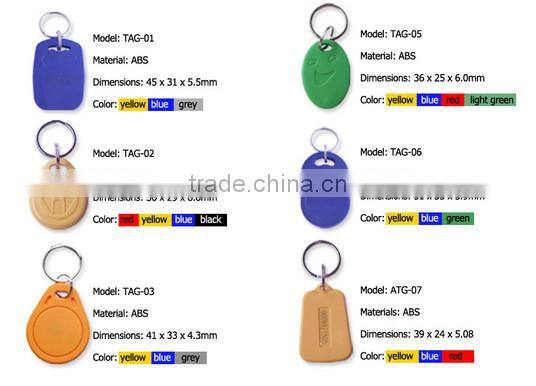 China Factory Supply new fashion beautiful RFID Keyfob/ key fobs/ key tag
