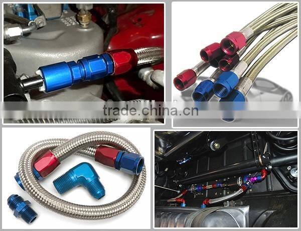 PTFE Black 120 Degree HOSE ENDS Anodized Aluminum An10 Fittings for Sale