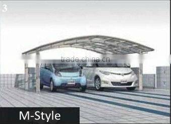 New Outdoor DIY Aluminum & PC sheet King Car Canopy