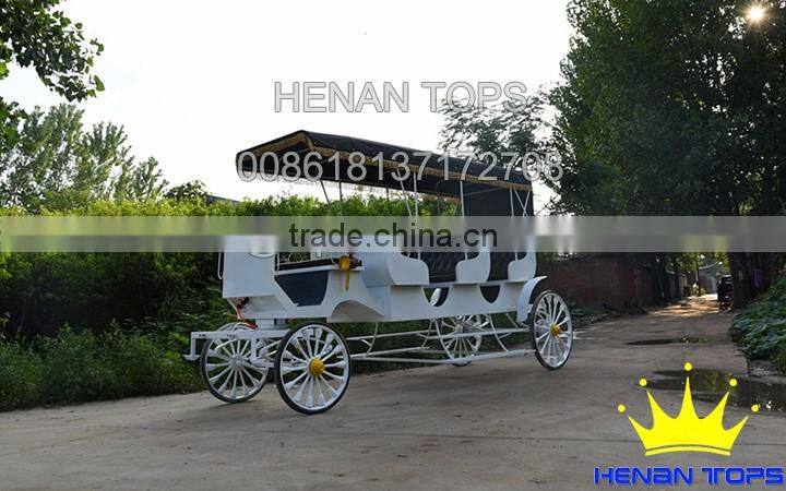 HENAN TOPS park horse carriage MC-12 for sale Tourist car