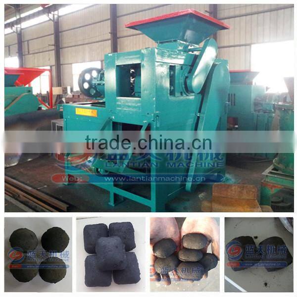 Fully-enclosed honeycomb coal brick making machine