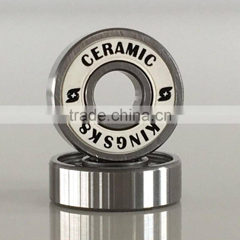 High Speed Skate Board Precision ZrO2 ceramic bearing 608