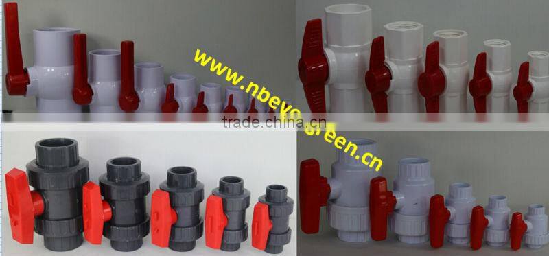 Plastic UPVC True Union Ball Valve
