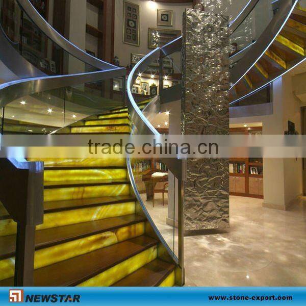 Newstar transparent backlit onyx glass