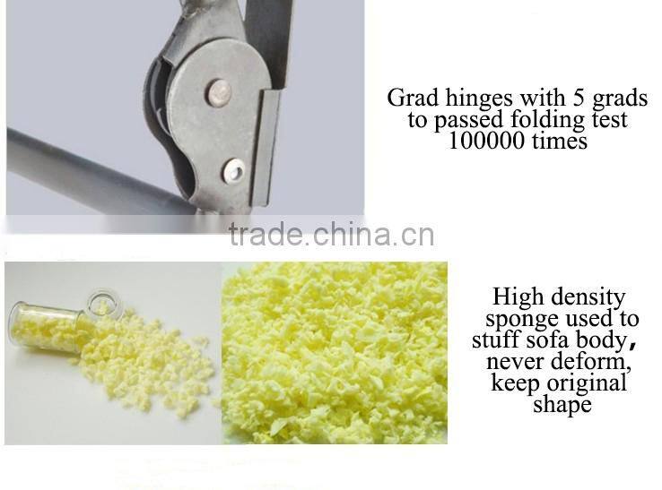 Adjustable floor chair sofa with armrest for 5 steps adjustable