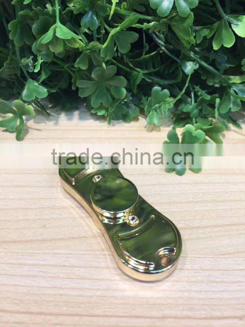 2017 Cheap Easy to play Metal spinner fidget brass desk toys fidget spinner