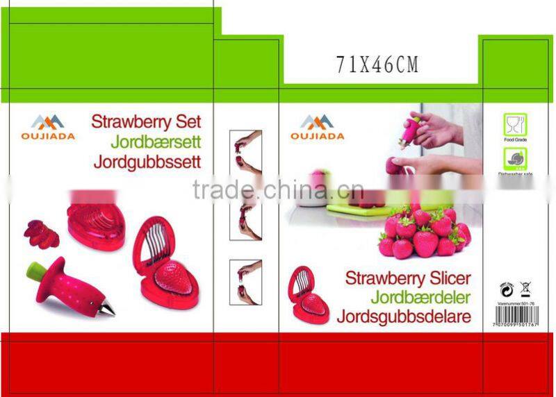 Kitchen gadgets tomato strawberry stem leaves huller remover