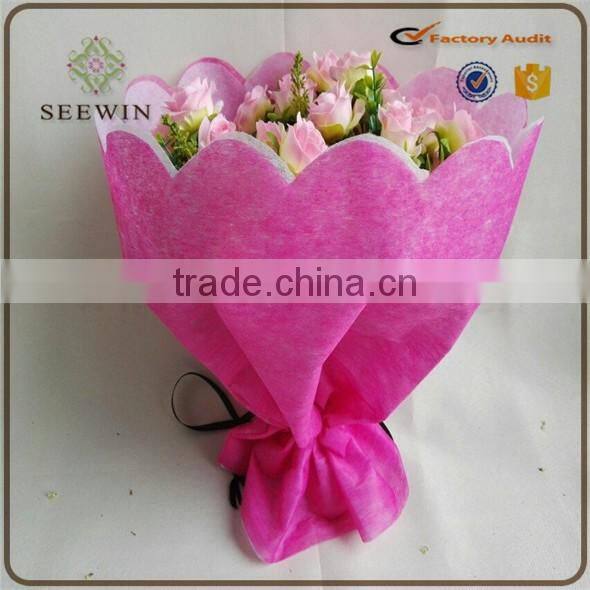 2016 hot sale fresh flower flower bouquets packaging for fresh flower wrapping paper