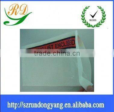 customer plastic poly bags/packing list