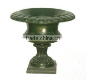 cast iron clay garden flower pot