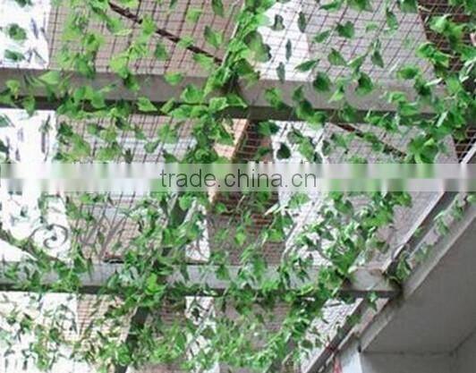 1m to 2.2m long EZ09 0109 new decoration artificial flanged plastic black green hanging bushings square
