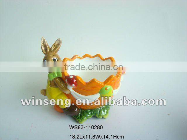 Ceramic Easter Rabbit Ashtray