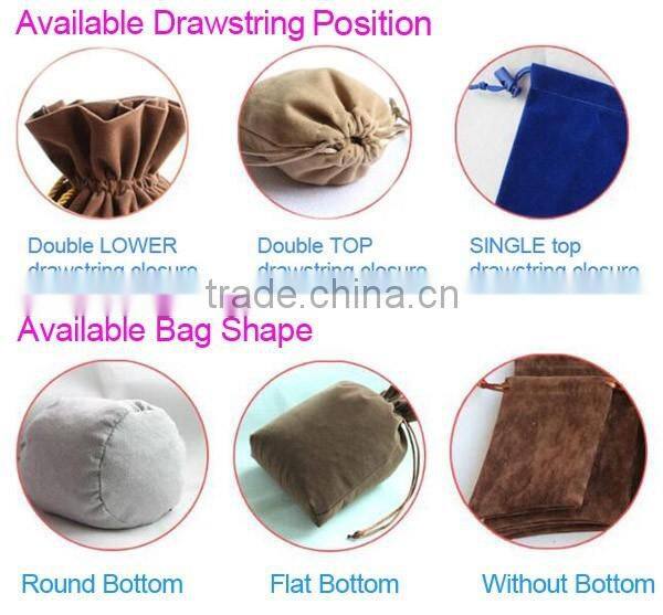 Custom Design Full Printing Cotton Drawstring Bag