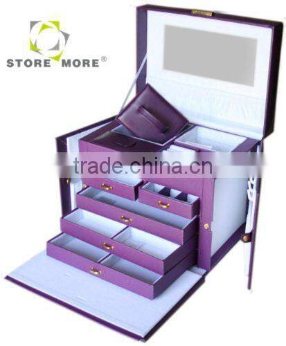 Purple Jewelry Box Good Quality Custom Jewelry Sets Packaging