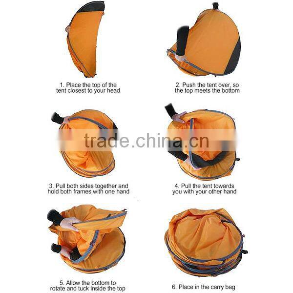 Auto pop-up screen camping tent