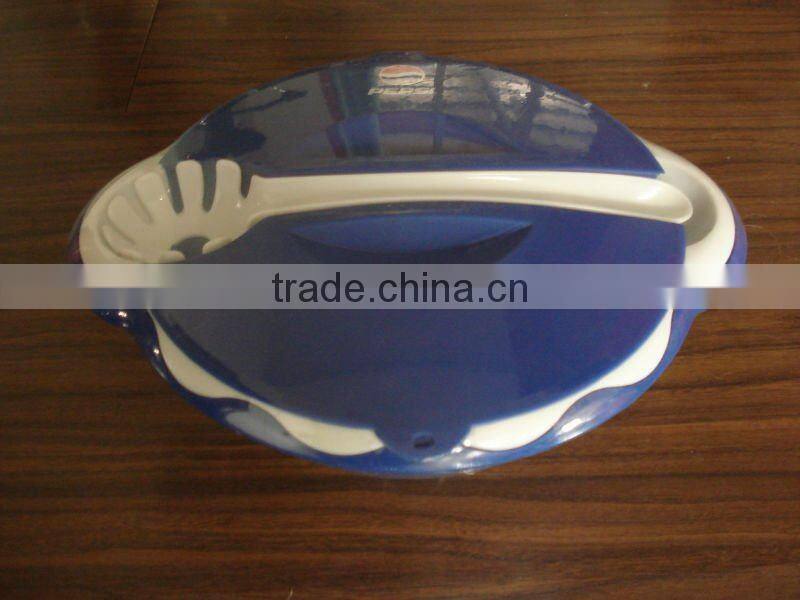 plastic salad container, plastic salad bowl