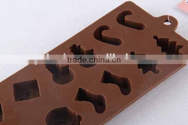 Christmas design silicone bakeware / cake mold