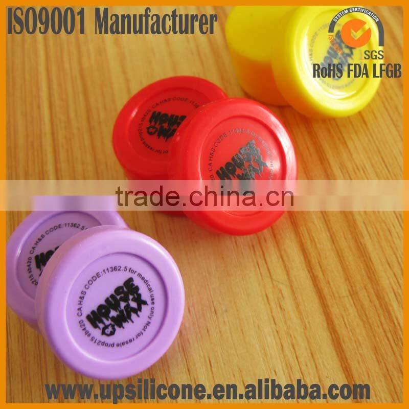 food grade silicone container silicone wax container with logo printing