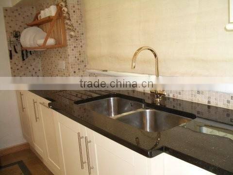 Timely Delivery Black Galaxy Granite Kitchen Granite countertop