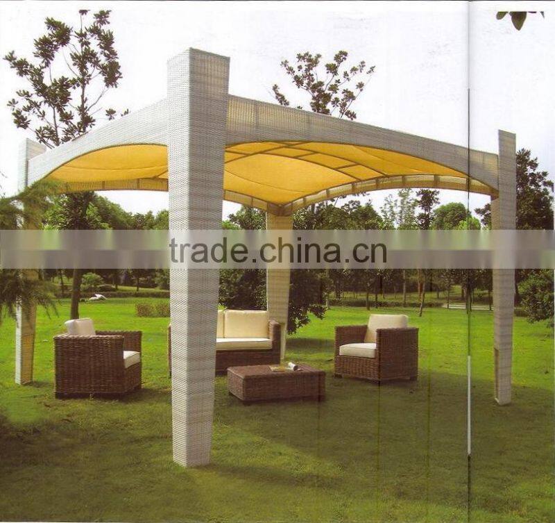 New Design Outdoor Garden Rattan Pavilion Gazebo