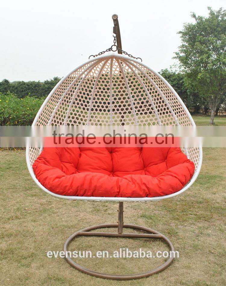 Double Seater Bird Nest Wicker Rattan Swing Egg Chair Hanging Hammock