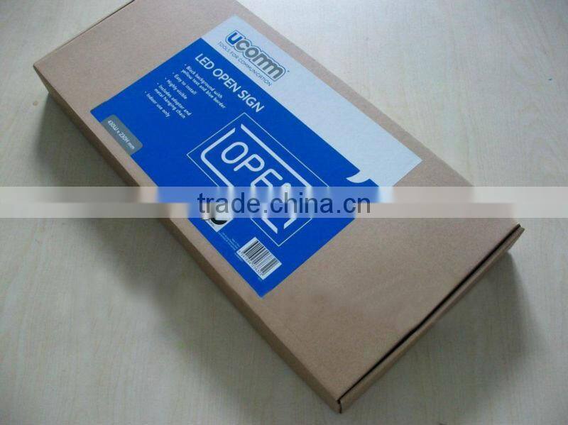 Power bank wireless led resin coffee sign board/ open sign board