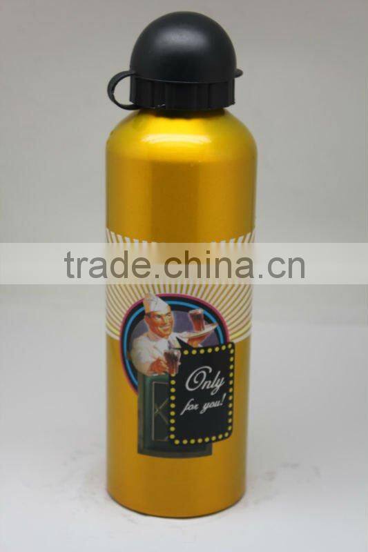 with narrow mouth water bottles aluminum custom printing
