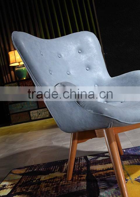 YYA039 Nordic wood armchair meeting chair leisure chair/Nordic furniture/simple Japanese style oak solid wood dining chair