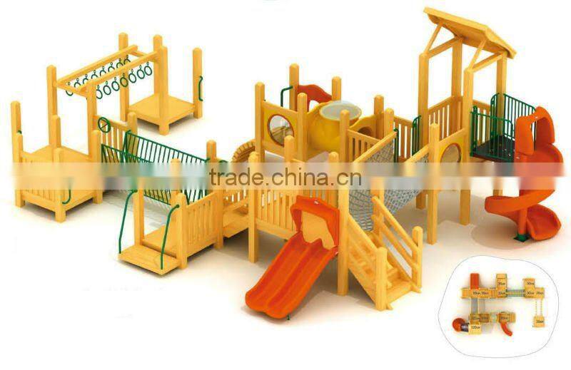 EXCELLENT QULAITY !!!! OUTDOOR KIDS WOOD PLAYGROUND (A-05805)