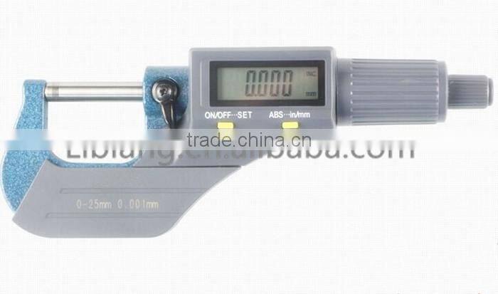 high quality 0-25mm digimatic outside micrometer