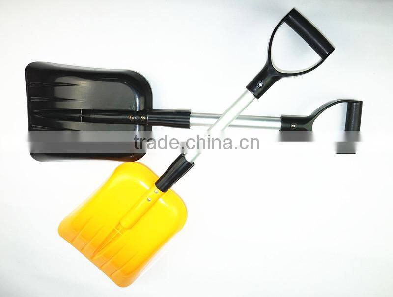 heavy duty plastic long handle snow shovel
