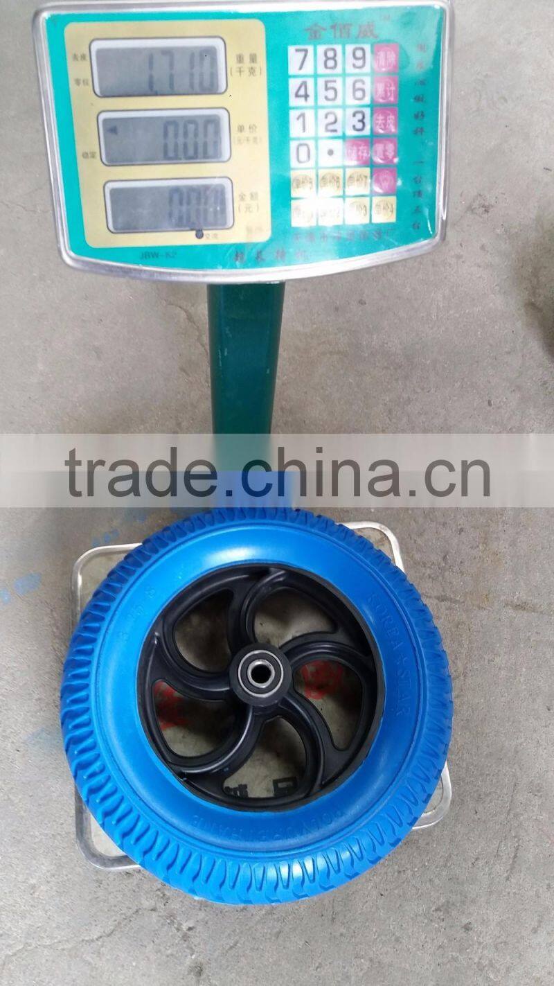 high quality pu wheels/pu Tyre for wheelbarrow 325-8