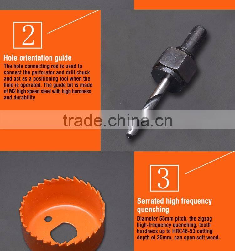 Professional 3PCS Holesaw Set For Wood