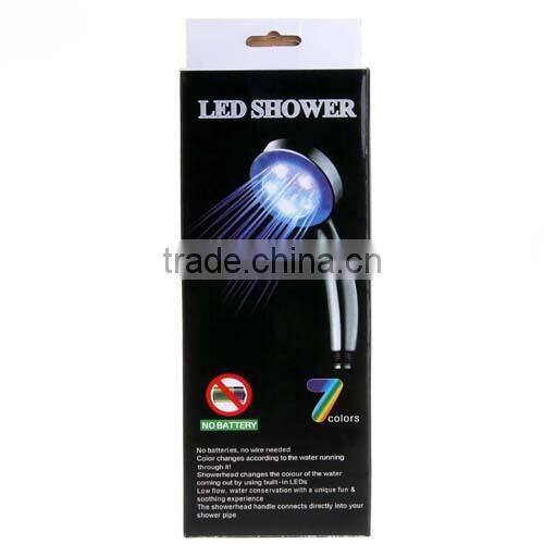 7 Color Mini Hand LED Shower Head