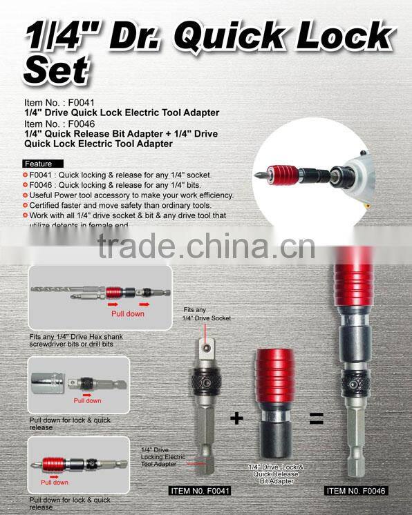 1/4" Dr. Quick Lock Set