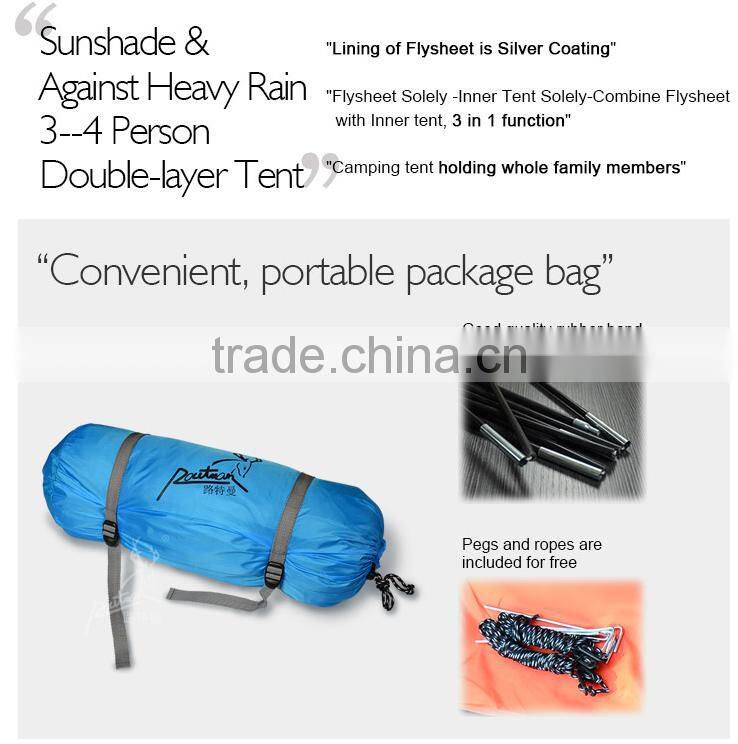 Wholesale Camping And Hiking Camping Tents Outdoor 4 Person Tents