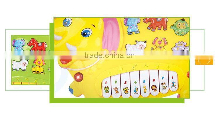 Most popular musical instruments cartoon electric piano toy for baby