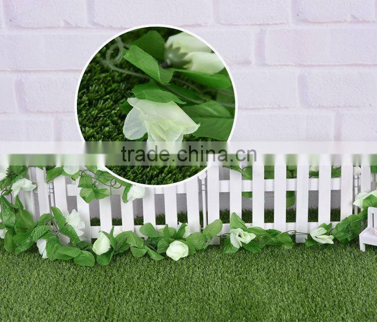 artificial hanging vine plant silk leaf garland