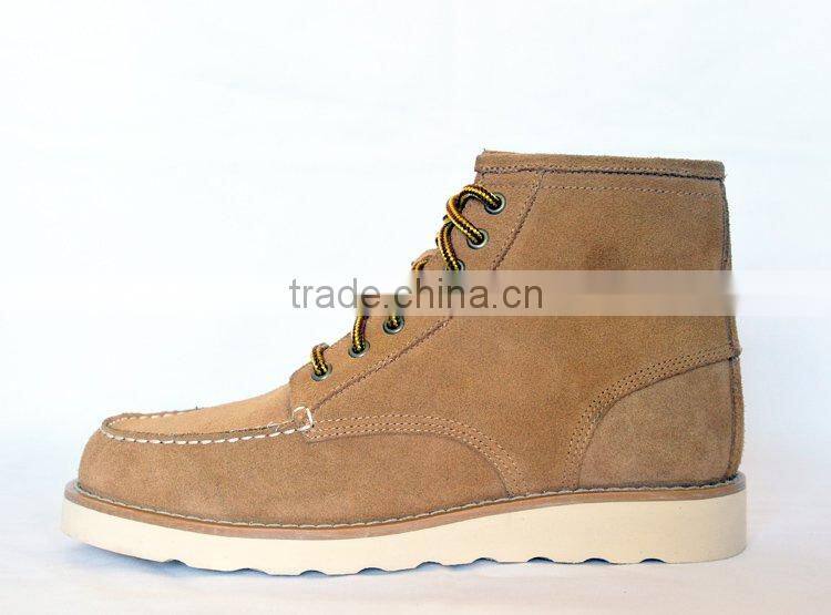 Moc Toe leather boots