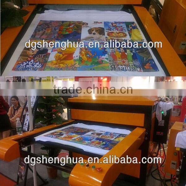 Hydraulic heat presss transfer sublimation machine for fabric Polyester 110*170cm