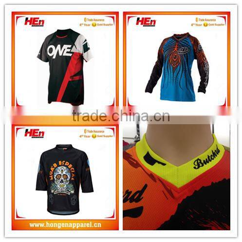 HongEn Apparel custom specialized mountain bike jersey Custom american captain cycle jersey