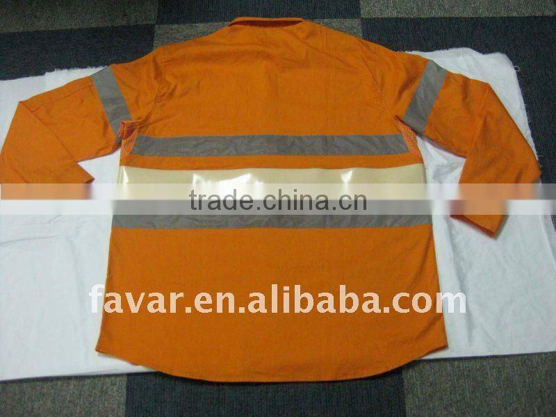 mens cotton orange uniform Shirt