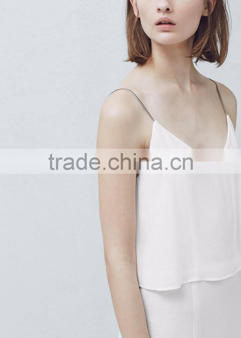 summer clothing spaghetti strap plain white chiffon maxi dresses women long dress chiffon new style