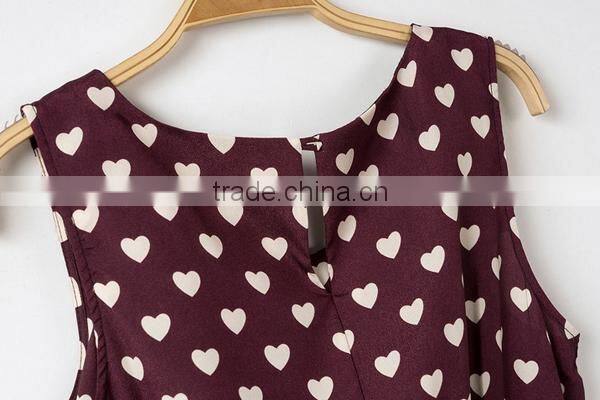 HD-D140 hot design elegant fashion dotted women dress/casual ladies dress