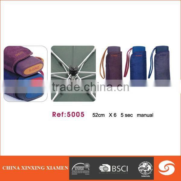 2017 new style fasion promotional 5 fold umbrella