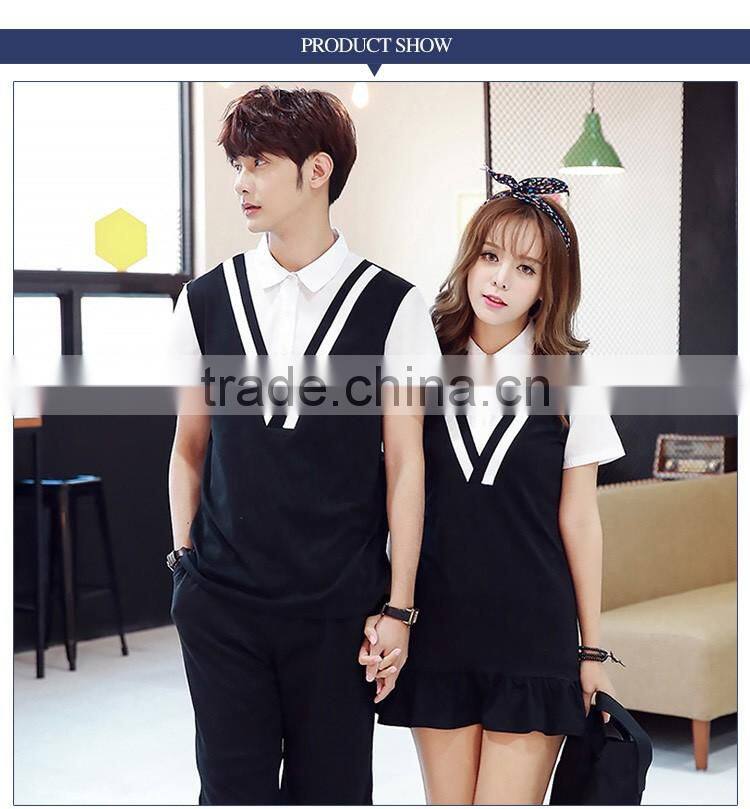 Summer Design China Manufacture Korean High School Uniforms Vest