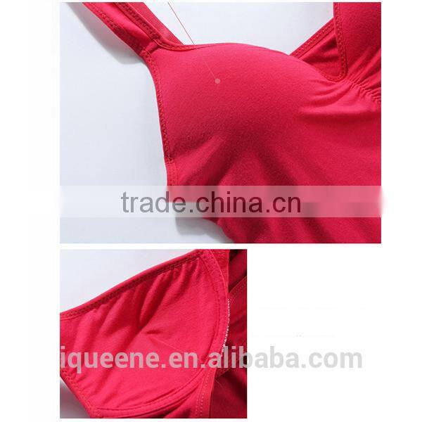 2015 No Rims With Chest Pad Deep V-neck One-Piece Sexy Vest harness