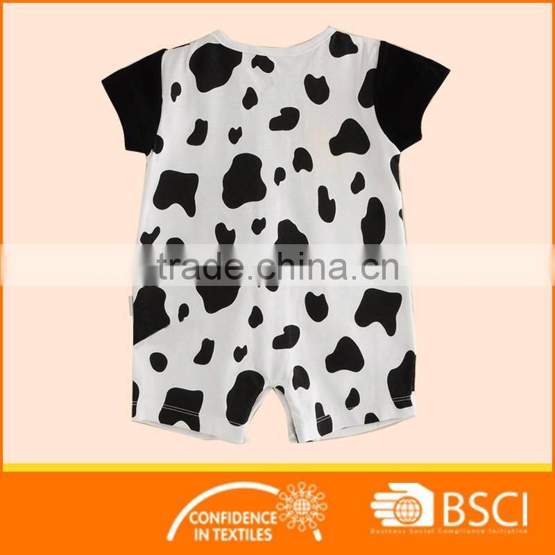 fashion wear cotton cow baby boy body