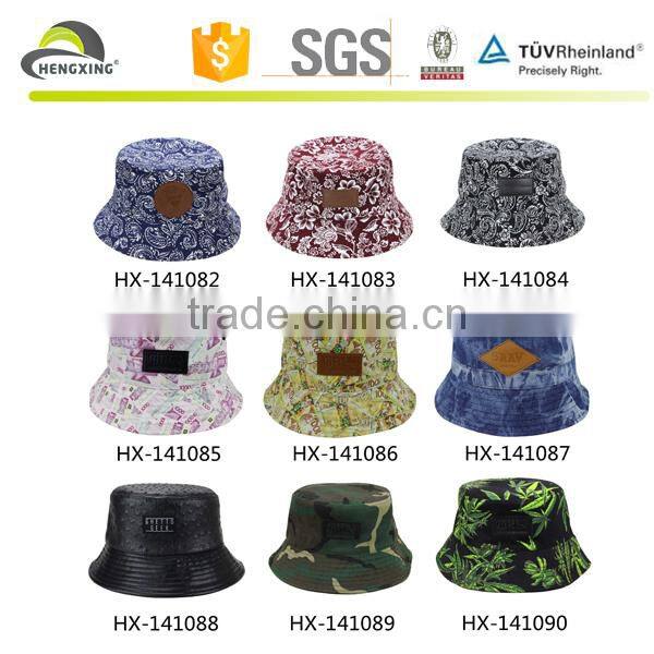 Men's Outdoor Bush Caps Camo Bucket Fishing Hats