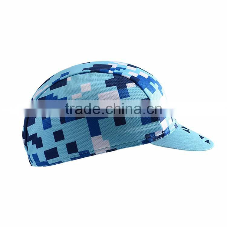 Accept sample order Unisex coolmax mesh dry fit custom cycling cap bicycle hat bike